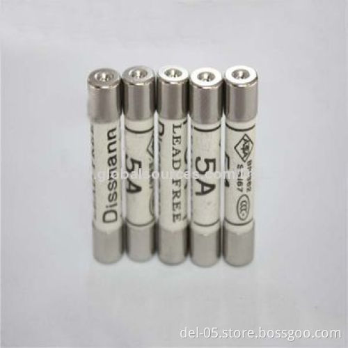 Ceramic Tube Fuses with 3/5/10/13A Current, Meets BS1362 Standard, ASTA-approved